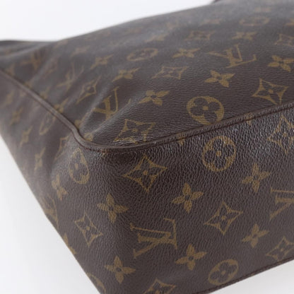 Louis Vuitton Looping Handbag Monogram Canvas, BROWN, CANVAS, Shoulder bag