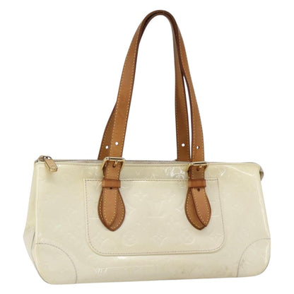 Louis Vuitton Rosewood Avenue Handbag Monogram Vernis, BEIGE, PATENT_LEATHER, Handbag
