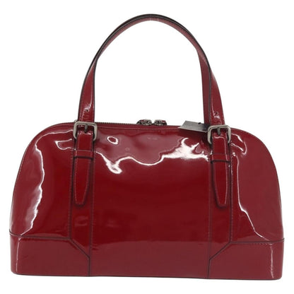 Burberry Vintage Handbag Patent leather, RED, PATENT_LEATHER, Handbag
