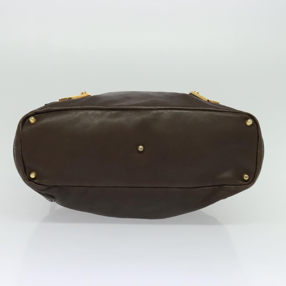 Chloe Vintage Tote bag Leather, BROWN, LEATHER, Tote bag