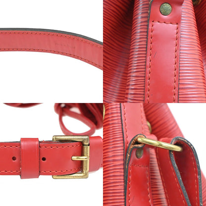 Louis Vuitton Noe Handbag Epi Leather, RED, LEATHER, Shoulder bag