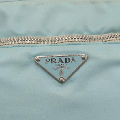 Prada Front Pocket Messenger Bag Tessuto, BLUE, NYLON, Shoulder bag