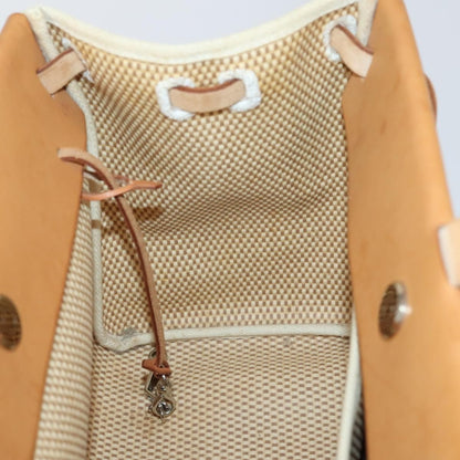Hermes Herbag Cabas Toile and Leather, BEIGE, CANVAS, Tote bag