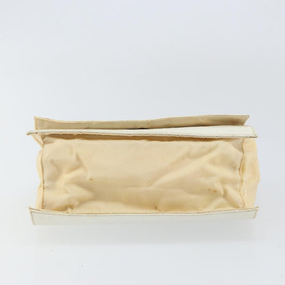 Prada Vintage Shoulder Bag Leather, WHITE, LEATHER, Shoulder bag