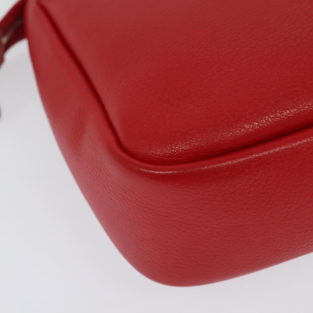 Louis Vuitton Essential Cuir Boheme Handbag Leather, Red, Leather, Shoulder Bag