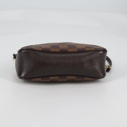 Louis Vuitton Trousse Make Up Bag Damier, BROWN, CANVAS, Clutche & pouche