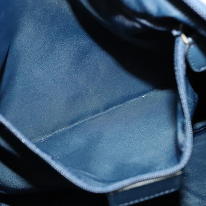 Christian Dior Vintage Zip Shoulder Bag Diorissimo Canvas, NAVY, CANVAS, Shoulder bag