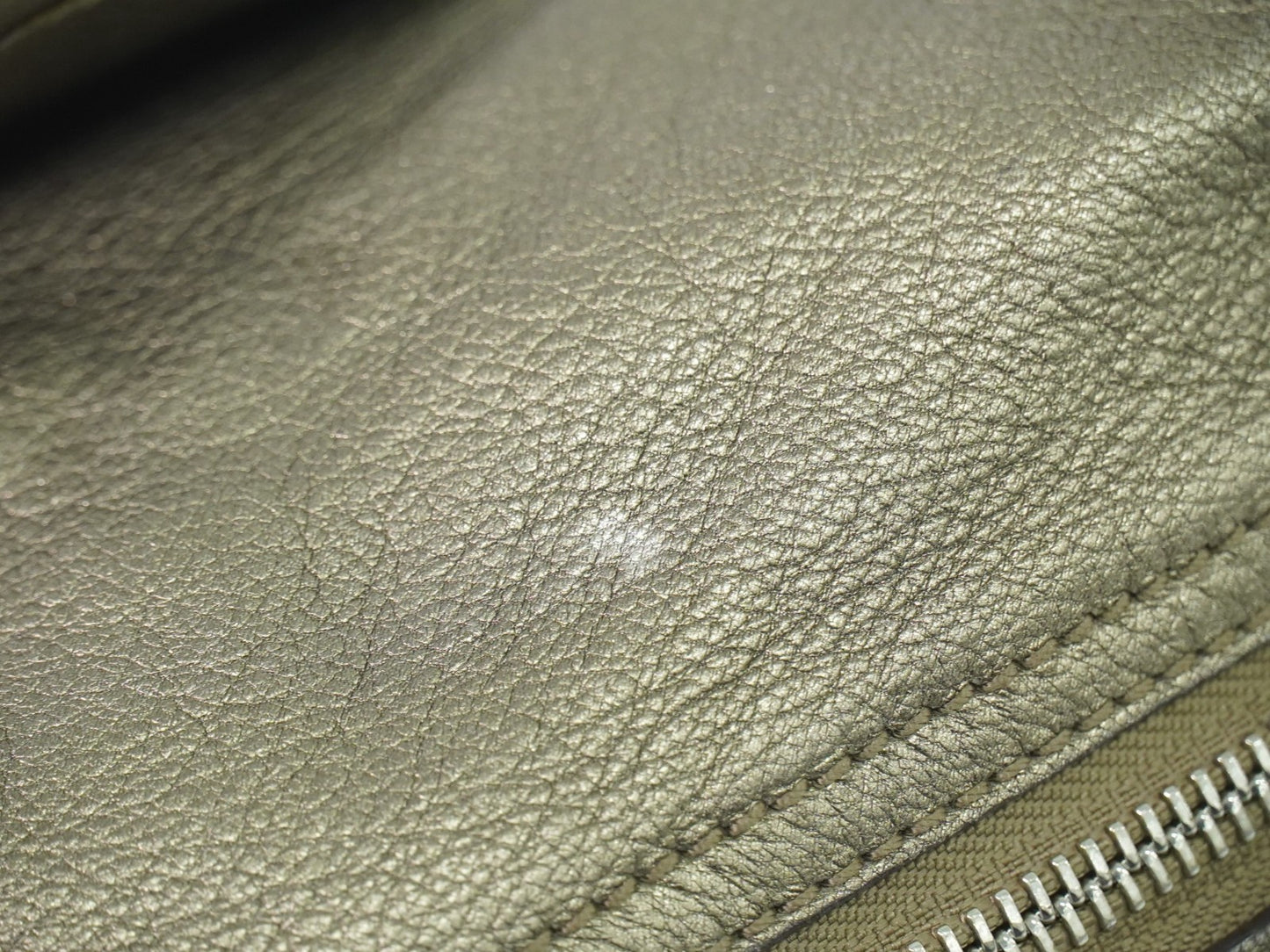 Salvatore Ferragamo Gancini Buckle Shoulder Bag Leather, GOLD, LEATHER, Shoulder bag