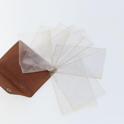 Louis Vuitton Porte Cartes Pression Card Case Monogram Canvas, BROWN, CANVAS, Card Holders