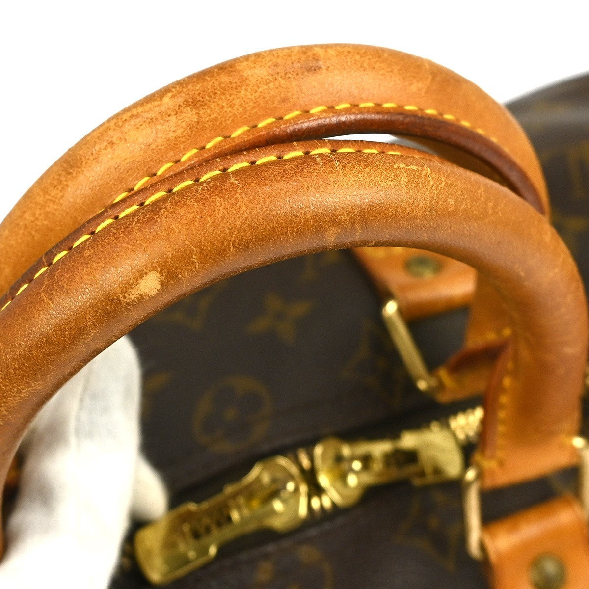 Louis Vuitton Keepall Bag Monogram Canvas, BROWN, CANVAS, Travel bag