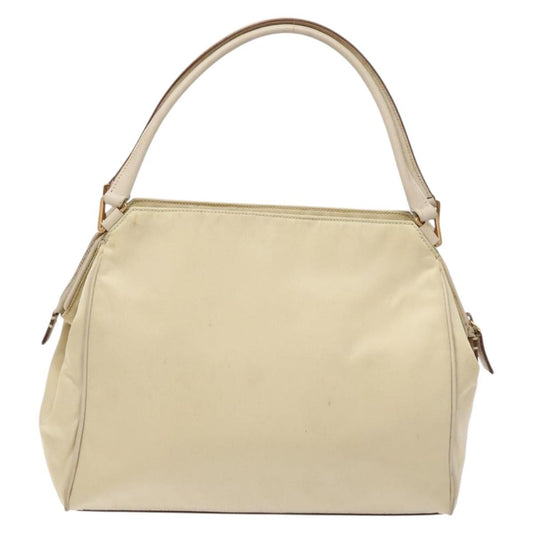 Prada Vintage Handbag Tessuto, BEIGE, NYLON, Handbag