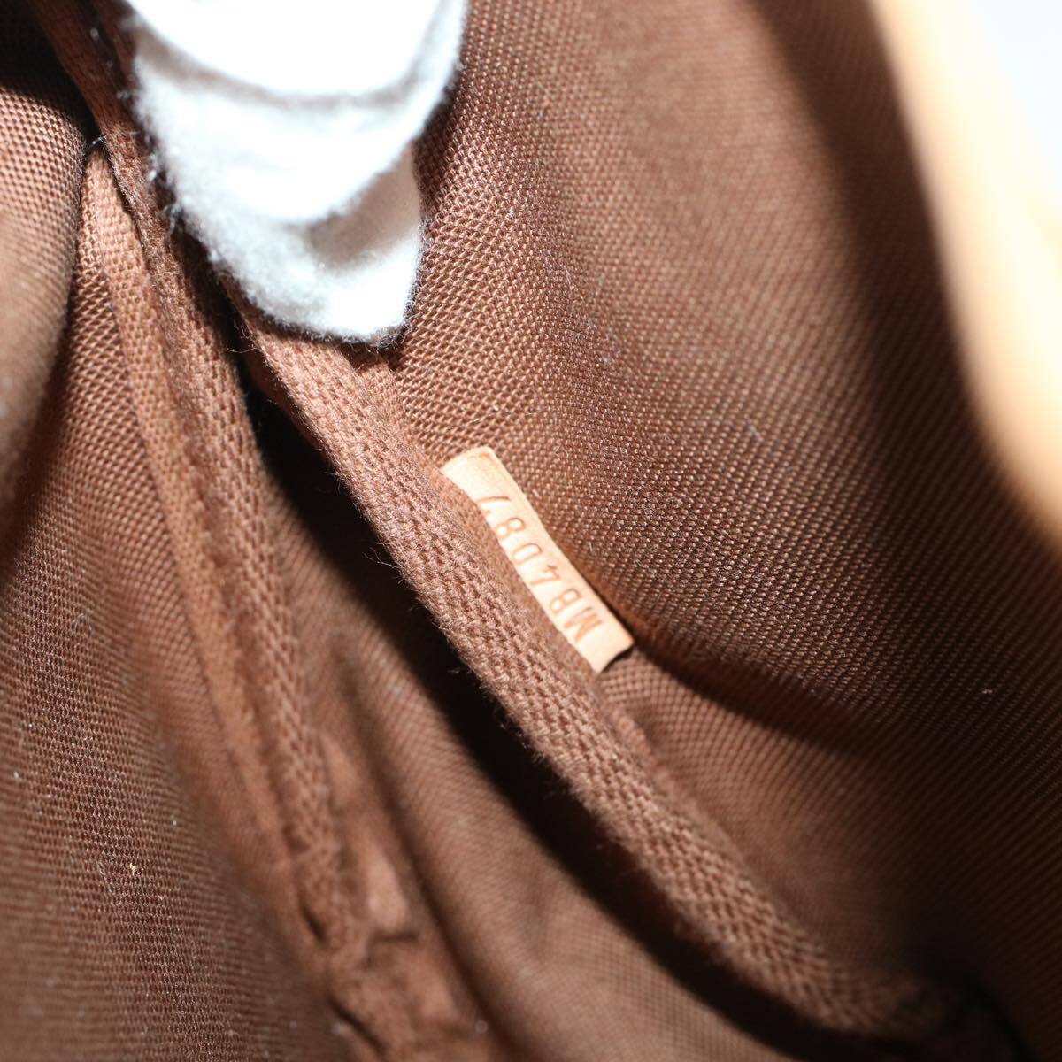 Louis Vuitton Saumur Handbag Monogram Canvas, BROWN, CANVAS, Shoulder bag