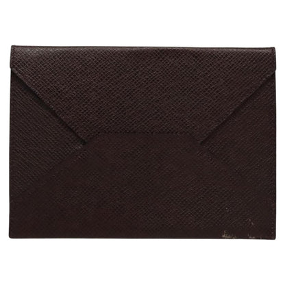 Louis Vuitton Envelope Pouch Epi Leather, BURGUNDY, LEATHER, Clutche & pouche