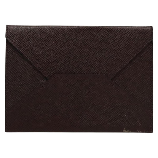 Louis Vuitton Envelope Pouch Epi Leather, BURGUNDY, LEATHER, Clutche & pouche