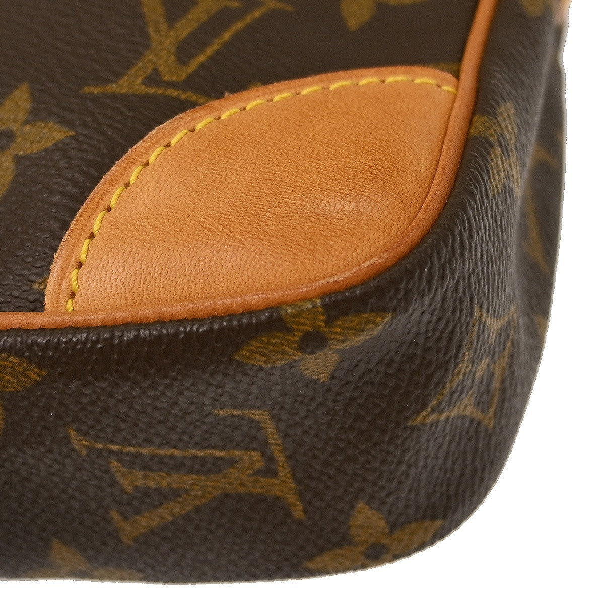 Louis Vuitton Danube Handbag Monogram Canvas, BROWN, CANVAS, Shoulder bag