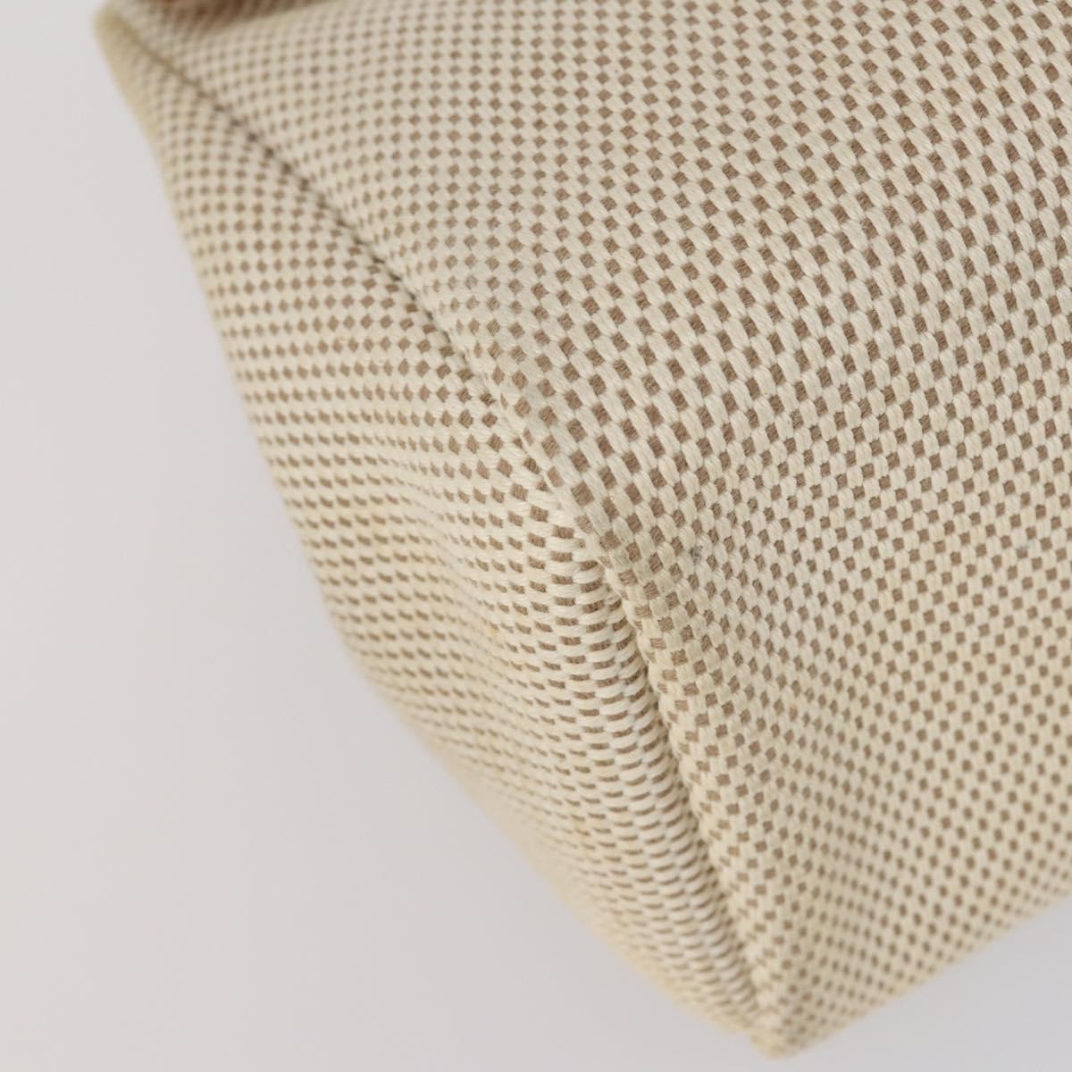 Hermes Herbag Cabas Toile and Leather, BEIGE, CANVAS, Tote bag