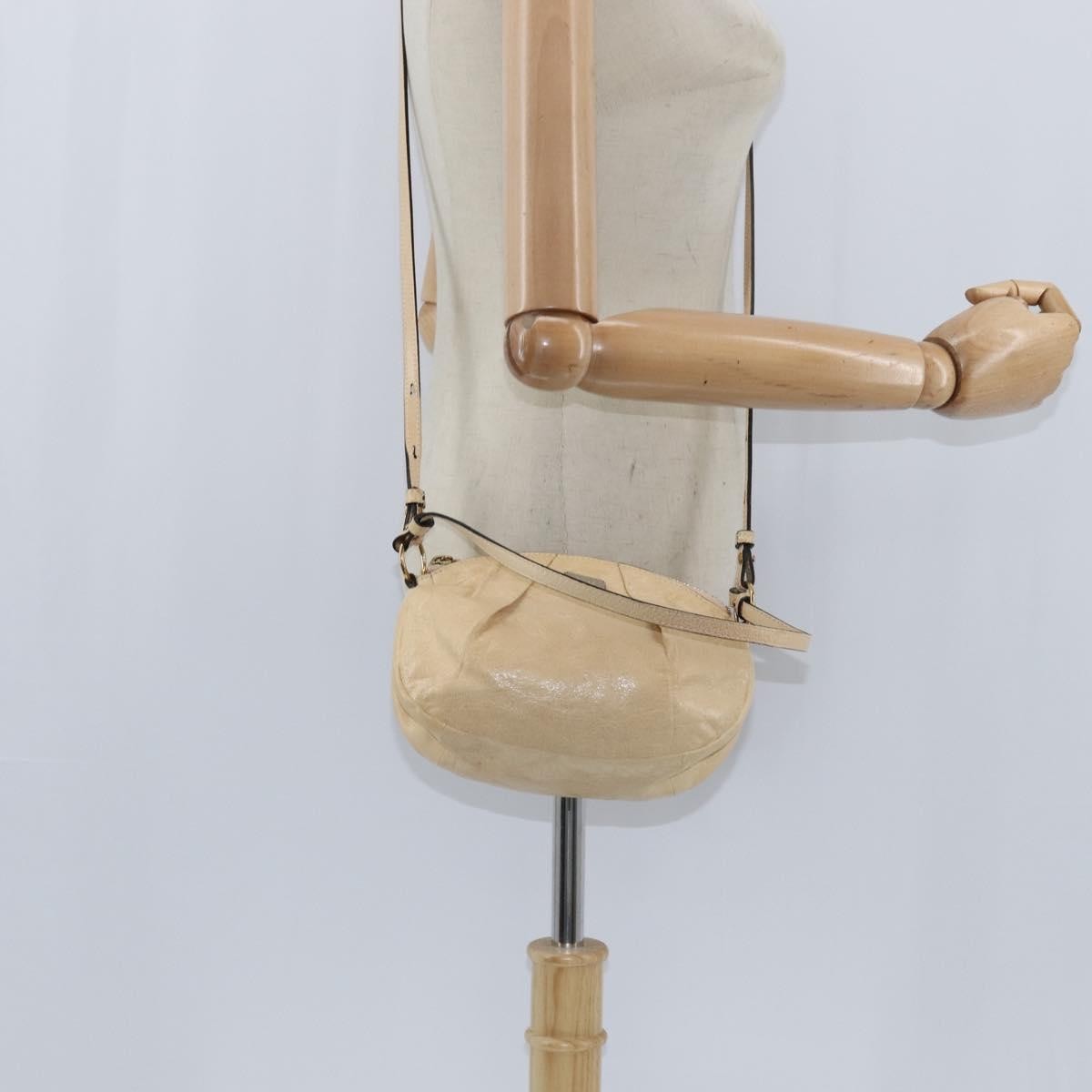 Chloe Vintage Shoulder Bag Leather, BEIGE, LEATHER, Shoulder bag