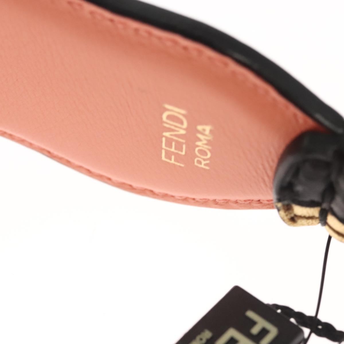 Fendi Zig Zag Shoulder Strap Leather, GOLD, LEATHER, Straps