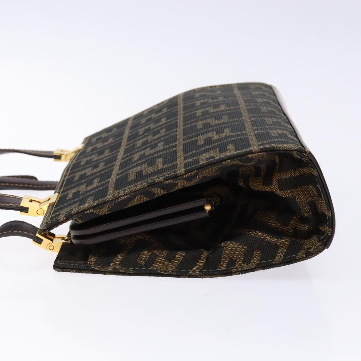 Fendi Vintage Zucca Zucca canvas, BROWN, CANVAS, Handbag