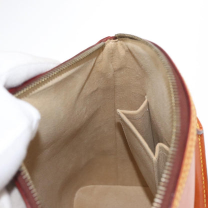 Louis Vuitton Lockit Handbag Nomade Leather, BROWN, LEATHER, Handbag