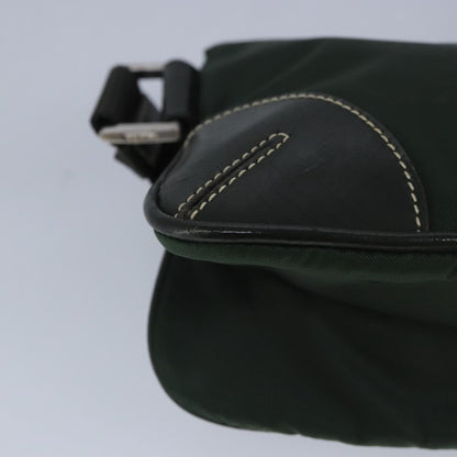 Prada Waist Bag Nylon and leather, KHAKI, NYLON, Shoulder bag
