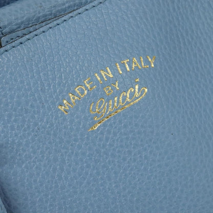 Gucci Swing Tote Leather, BLUE, LEATHER, Tote bag