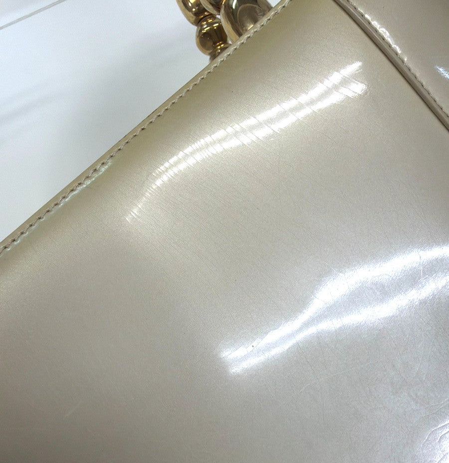 Christian Dior Malice handbag Patent leather, BEIGE, PATENT_LEATHER, Handbag