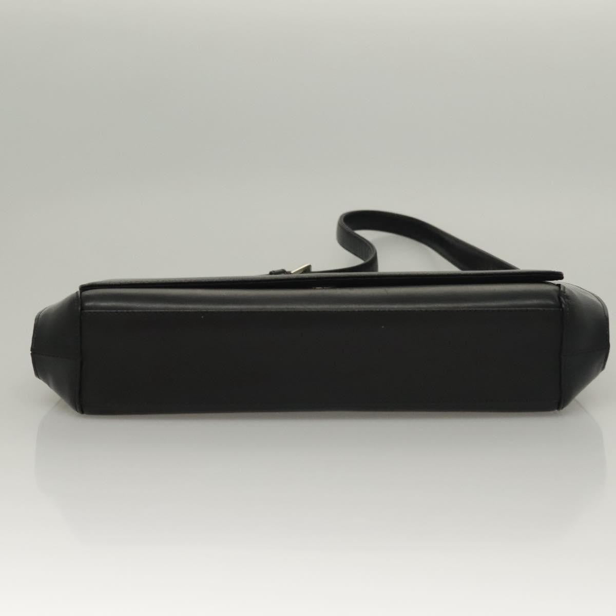 Valentino Garavani Flap Shoulder Bag Leather, BLACK, LEATHER, Shoulder bag