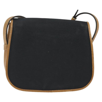 Celine Vintage Triomphe Shoulder Bag Canvas, BLACK, CANVAS, Shoulder bag