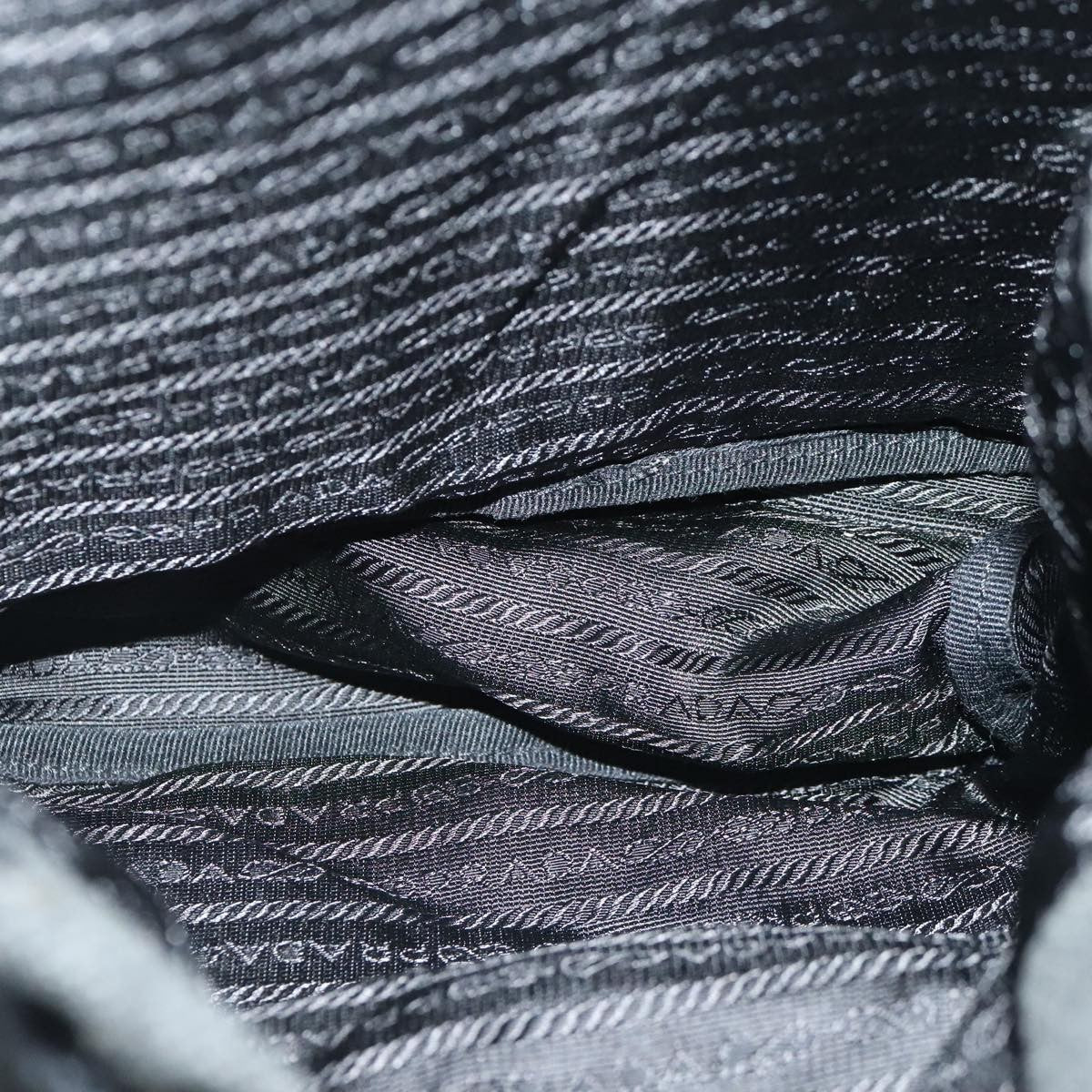 Prada Single Buckle Pocket Backpack Wool, GRAY, WOOL, Backpack