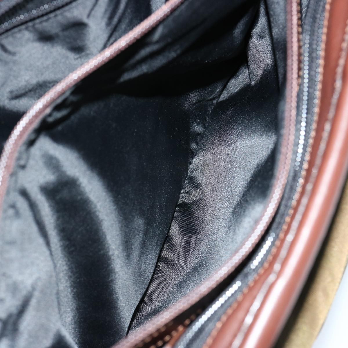 Celine Vintage Macadam Handbag Macadam, KHAKI, NYLON, Handbag