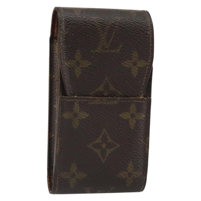 Louis Vuitton Cigarette Case Monogram Canvas, BROWN, CANVAS, Clutche & pouche