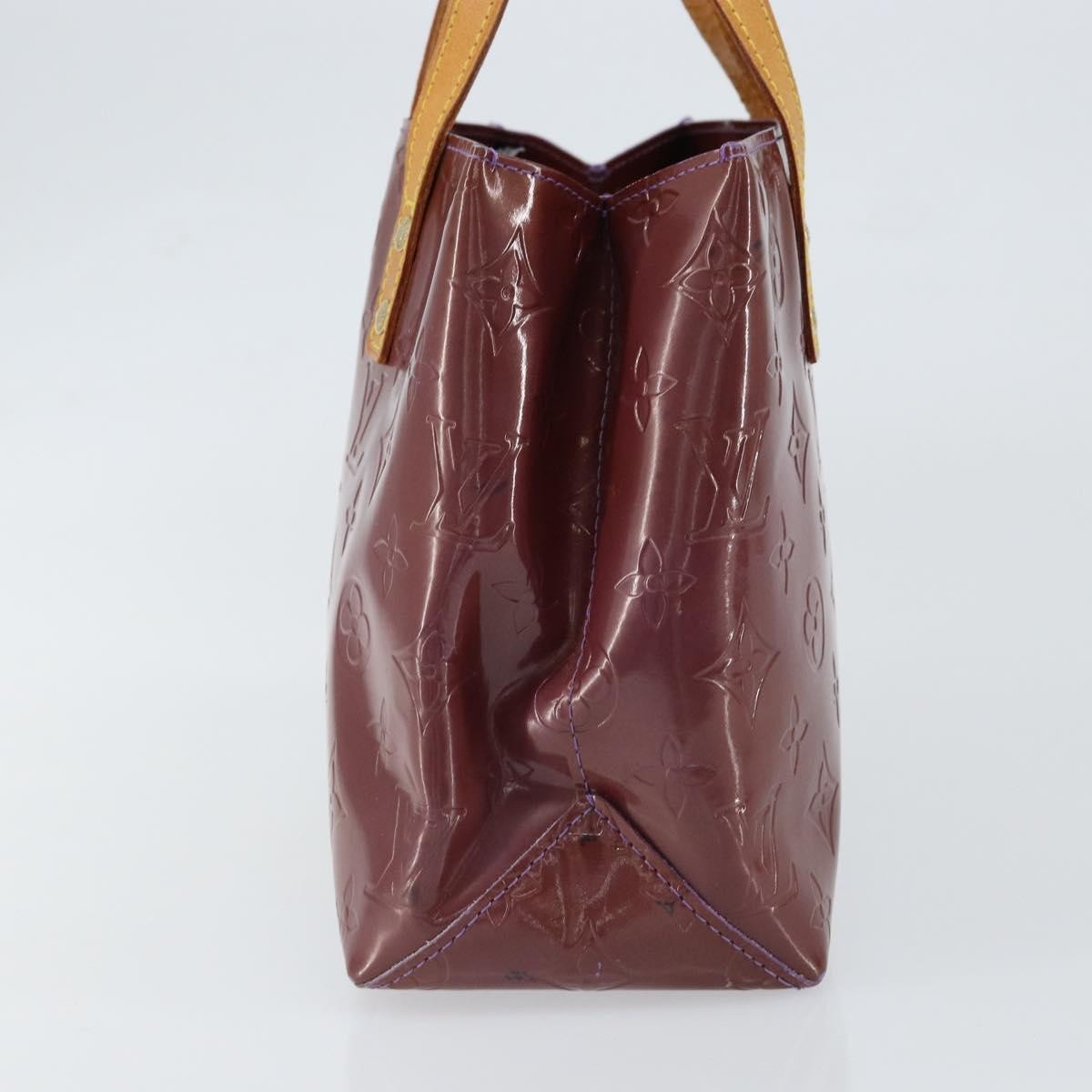 Louis Vuitton Reade Handbag Monogram Vernis, PURPLE, PATENT_LEATHER, Handbag