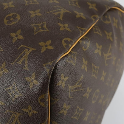 Louis Vuitton Keepall Bag Monogram Canvas, BROWN, CANVAS, Travel bag