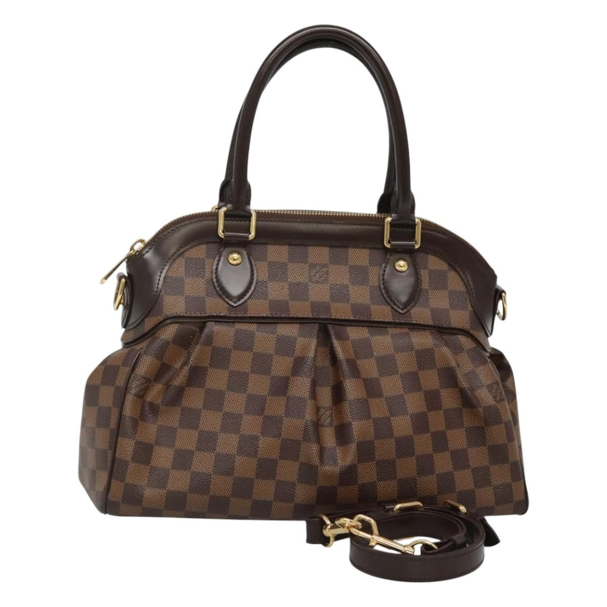 Louis Vuitton Trevi Handbag Damier, BROWN, CANVAS, Handbag