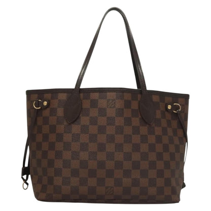 Louis Vuitton Neverfull Tote Damier, BROWN, CANVAS, Tote bag
