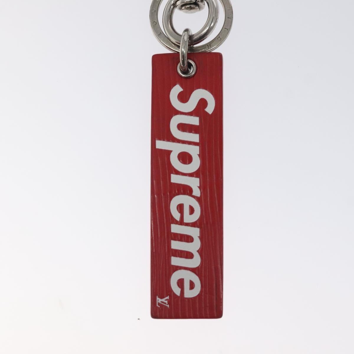 Louis Vuitton Supreme Bag Charm and Key Holder Epi Leather, RED, LEATHER, Charms and Keychains
