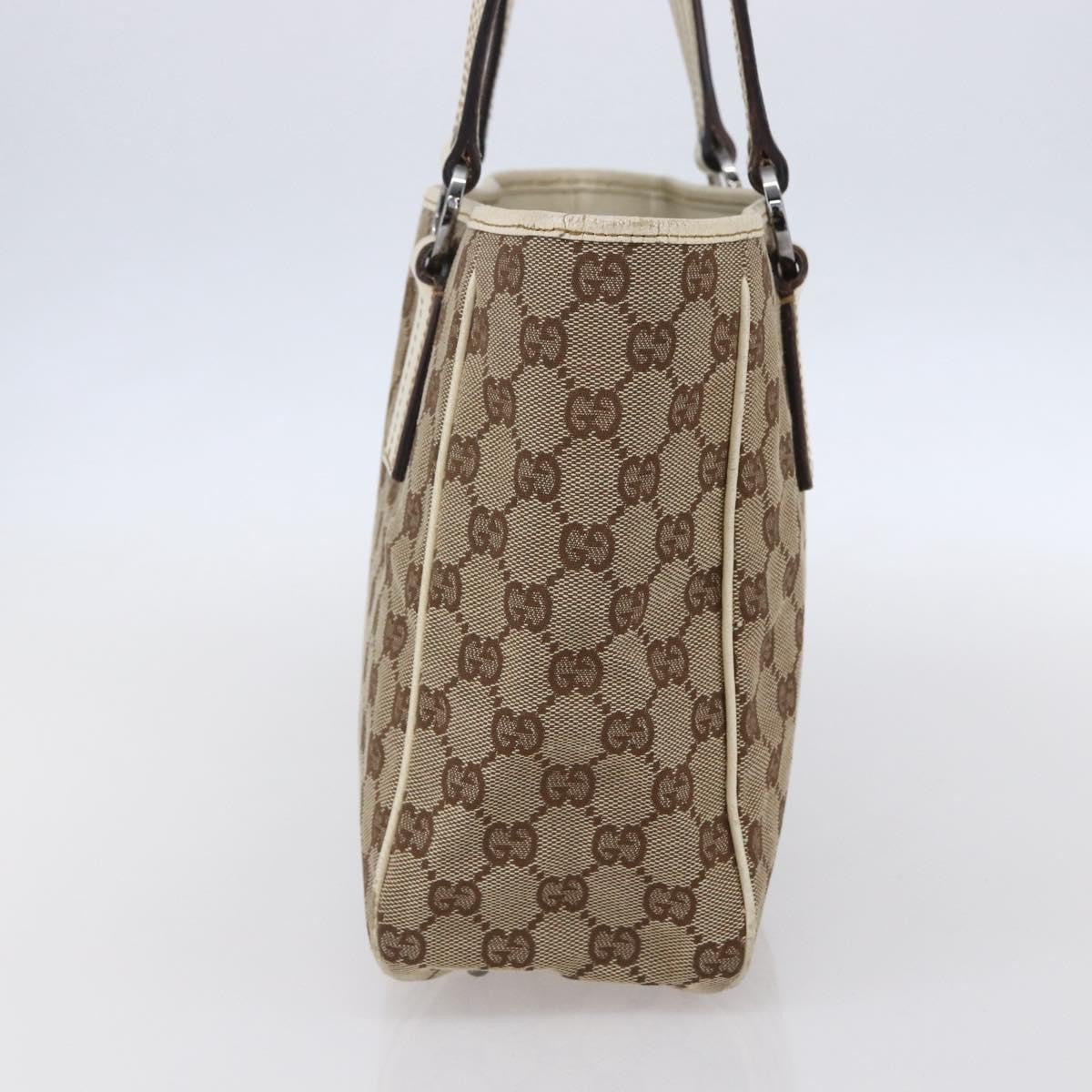 Gucci Open Tote GG Canvas, BEIGE, CANVAS, Tote bag