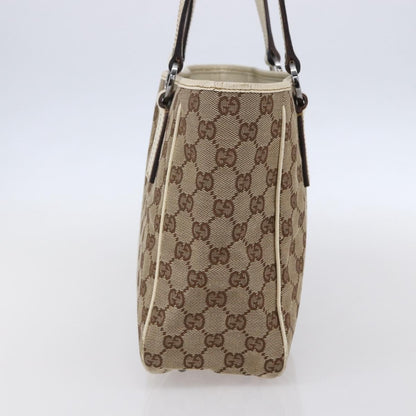 Gucci Open Tote GG Canvas, BEIGE, CANVAS, Tote bag