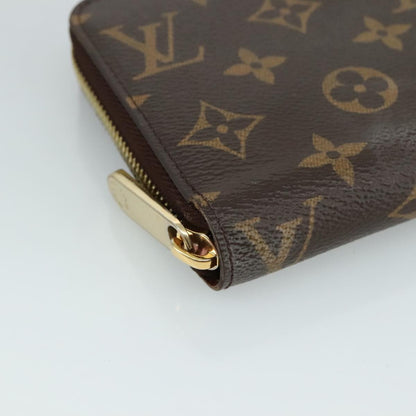 Louis Vuitton Zippy Compact Wallet Monogram Canvas, BROWN, CANVAS, Wallets