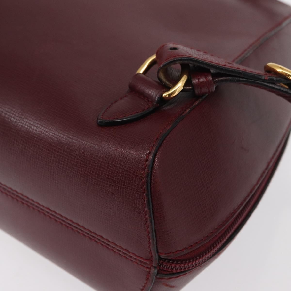 cartier Happy birthday backpack Leather, BURGUNDY, LEATHER, Backpack