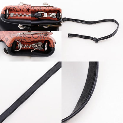 Loewe Missy Handbag Anagram Printed Leather, BLACK, LEATHER, Handbag