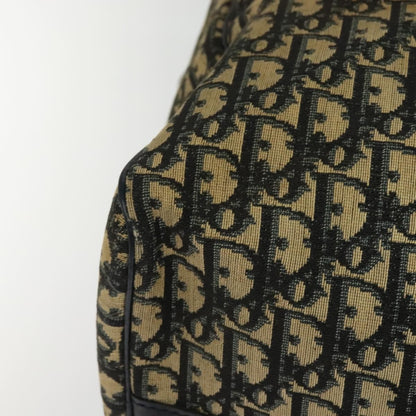 Christian Dior Vintage Trotter Boston Bag Diorissimo Canvas, NAVY, CANVAS, Travel bag