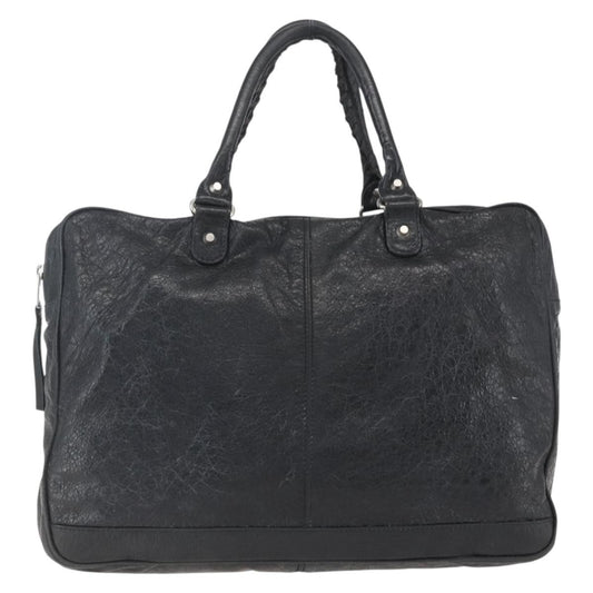 Balenciaga Classic Studs Briefcase Leather, BLACK, LEATHER, Briefcase