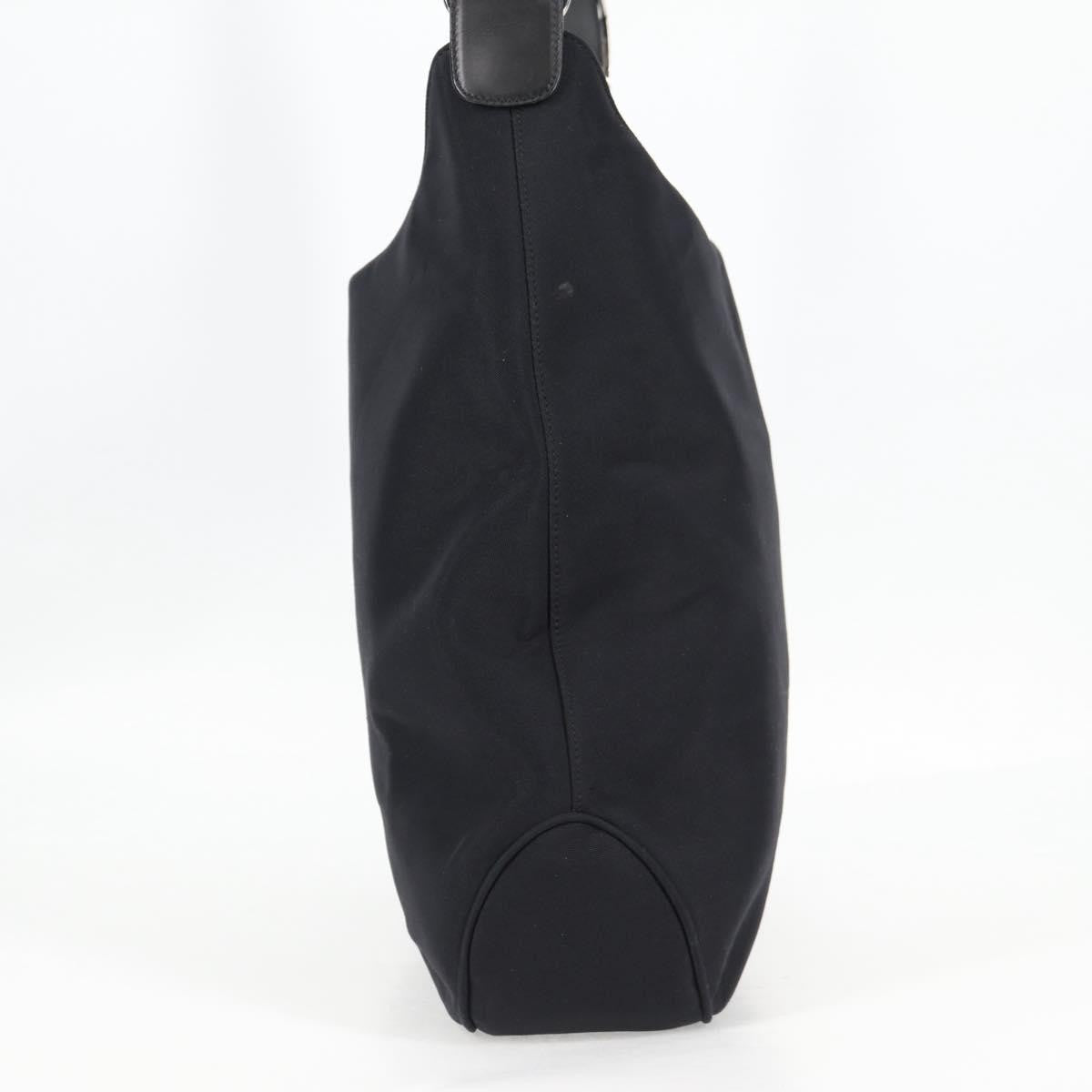 Salvatore Ferragamo Vala Shoulder Bag Nylon, BLACK, NYLON, Shoulder bag