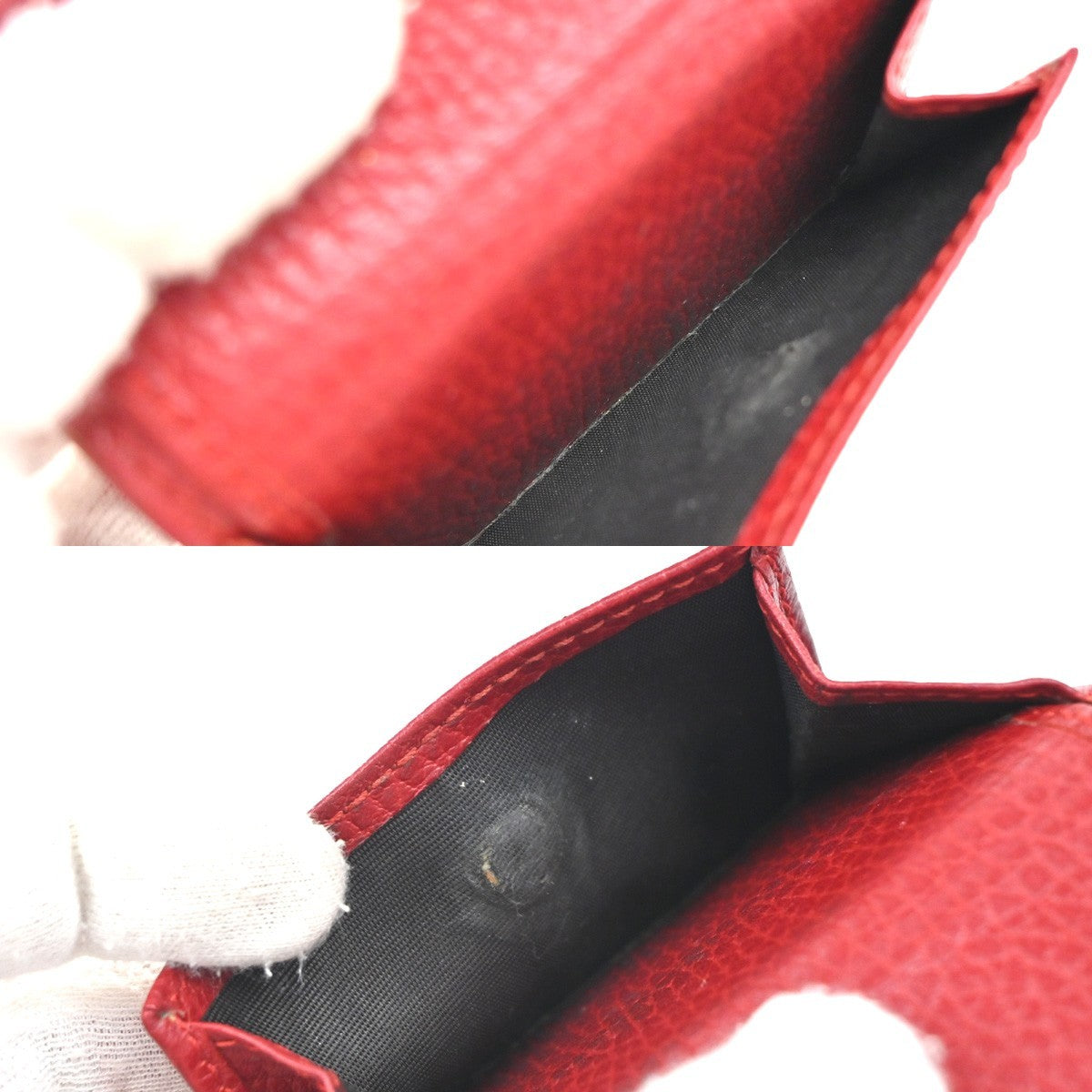 Gucci GG Marmont Wallet Leather, RED, LEATHER, Wallets