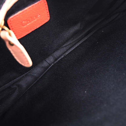 Chloe Paraty Handbag Quilted Leather, RED, LEATHER, Handbag