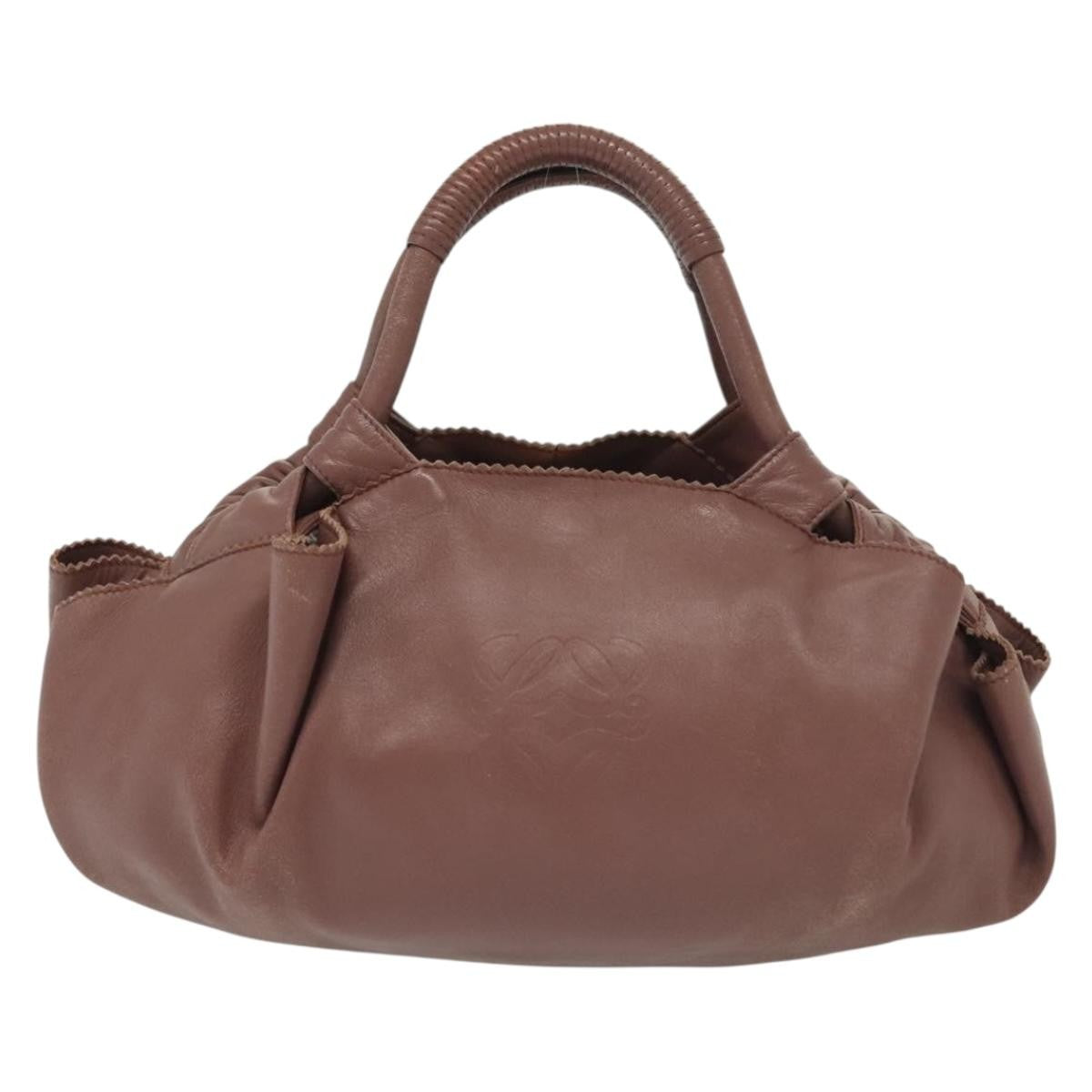 Loewe Anagram Logo Nappa Aire Hand Bag Leather, PINK, LEATHER, Handbag