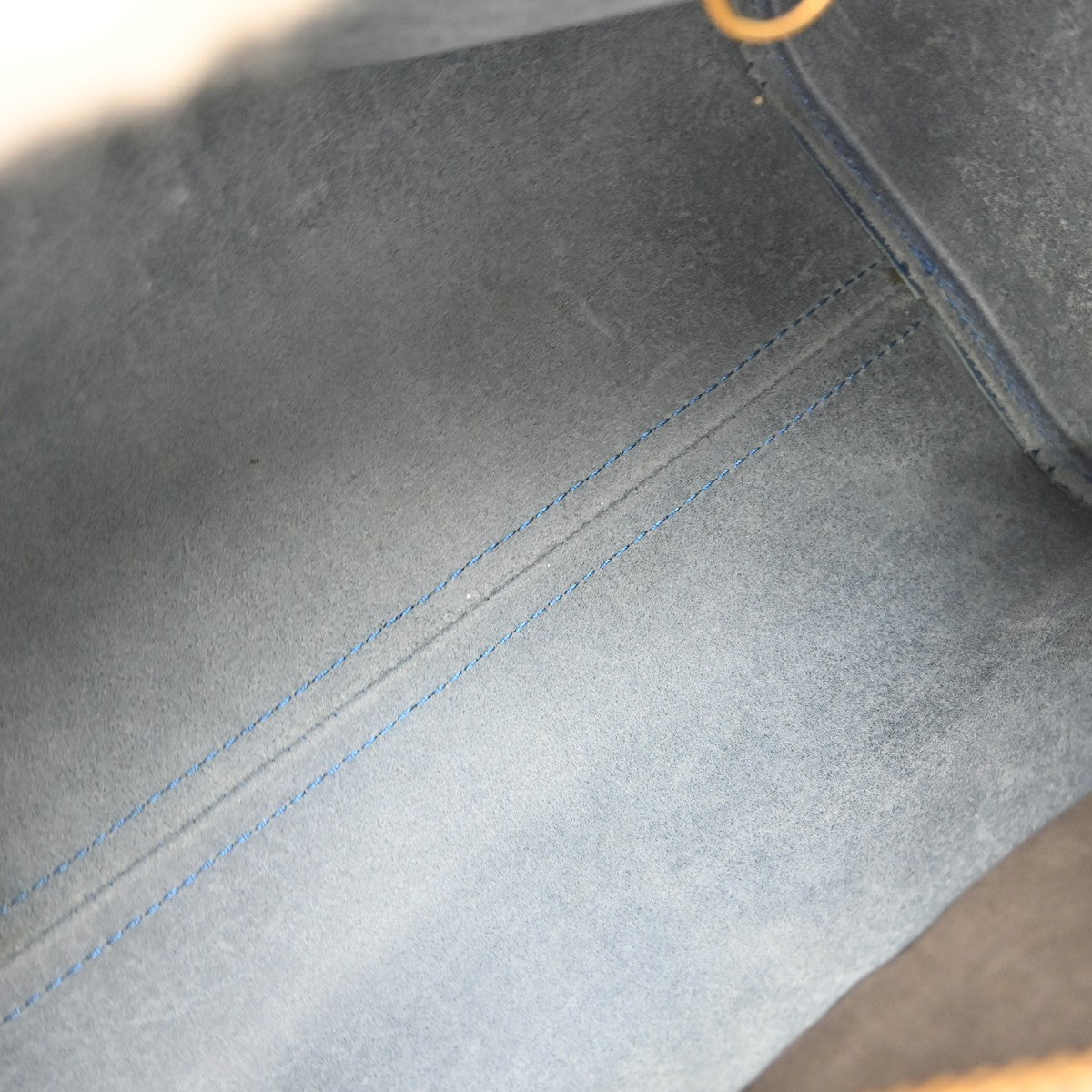Louis Vuitton Speedy Handbag Epi Leather, Blue, Leather, Handbag