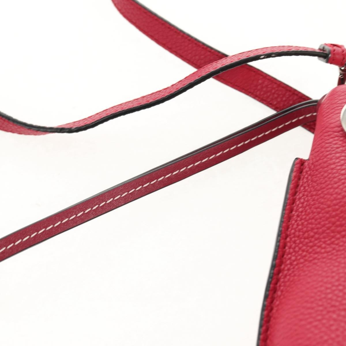 Loewe Missy Handbag Leather, RED, LEATHER, Shoulder bag